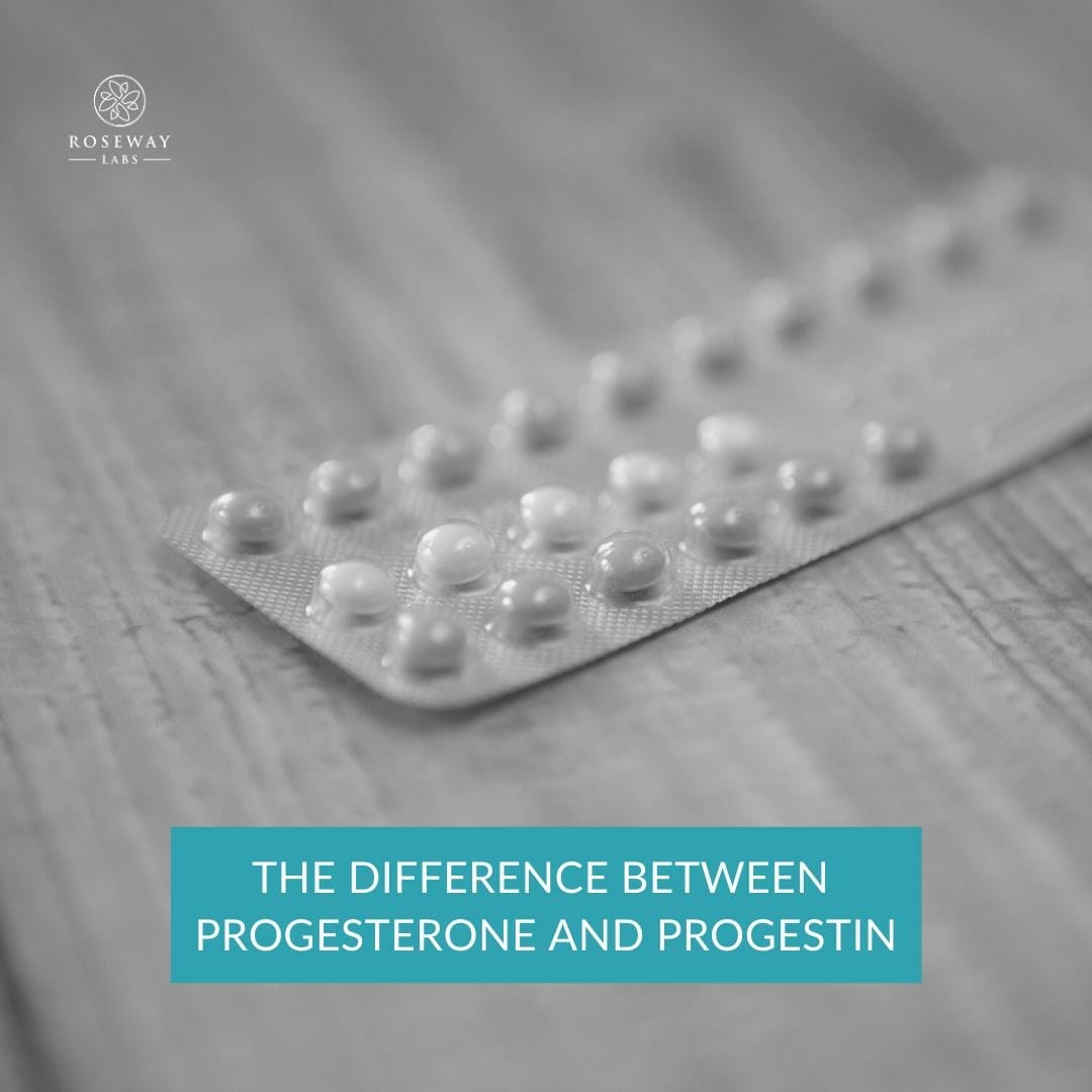 difference between progesterone and progestin